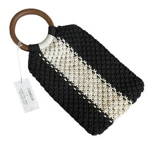 Laude the Label x Curateur The Gabby Boho Macrame Tote Bag NWT Handmade in India